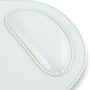 Londo PU Leather Oval Shape Non-Slip Mousepad with Wrist Rest Support, Waterproof Surface, Comfort Memory Foam, Light Ergonomic Design Mouse Pad for Laptop, Desktop - Image 2