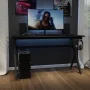 Flash Furniture 55" x 24" Extra Large Gaming Desk with Headphone Hook and Cup Holder - Free Mouse Pad - Image 2