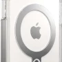 Speck - Presidio Perfect-Clear ClickLock Case with MagSafe for Apple iPhone 17e/16e/15/14/13 - Clear/Chrome - Image 2