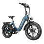 Heybike - Ranger S 750W - Foldable Step-Thru Fat-Tire Ebike 55mi Max Range 28mph Hydraulic Disc Brakes - UL Certified - Blue - Image 1
