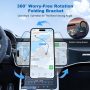 360° Rotate Phone Holder Magnetic Vacuum Adsorption Car Strong Suction Cup Mount - Image 6