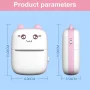 Meow Mini Label Printer Thermal Portable Printers Stickers Paper Inkless Wireless Impresora Portátil 200dpi Android IOS 57mm - Image 5