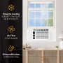 Whirlpool - 150 Sq. Ft 5,000 BTU 115V Window-Mounted Air Conditioner - White - Image 3
