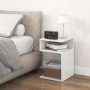 S-Shaped Side Table with Unique S-shaped Frame and 2 Open Compartments - Image 2