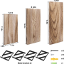 Estantes Flotantes Madera Rústica Para Decorar El Baño Sala De Estar Y Plantas - Image 3