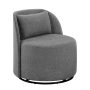 Better Homes & Gardens Juliet Modern Arch Swivel Accent Chair, Gray - Image 3