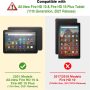 Fintie Case for Amazon Fire HD 10 and 10 Plus Tablet (11th Generation 2021 Release), [Tuatara] Rugged Unibody Hybrid Kickstand Cover w/Built-in Screen Protector, Black - Image 5