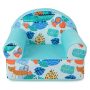 Kids Armchair with Plush Velvet Cover and Soft Sponge Filling - Image 3