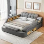 Upholstered Sleigh Bed - Image 3