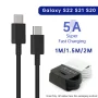 1-2PCS PD 45W/25W Type C Cable For Samsung Galaxy S20 S21 S22 S23 S24 Ultra Note 10 5G 20 A53 A54 Fast Charging USB C Data Cable - Image 2
