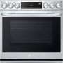 LG - 30-in Wide 6.3 Cu. Ft. Smart Slide-In True Convection Range with 5 Elements, EasyClean and Air Sous Vide - Stainless Steel - Image 2