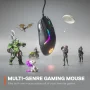 SteelSeries Rival 5 Gaming Mouse with 9 Programmable Buttons and 18k CPI TrueMove Air Optical Sensor - Image 5