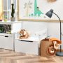 3-in-1 Kids Convertible Storage Bench Wood Activity Table and Chair Set - Image 4