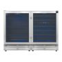 Forno Appliances - Gemello 52-Bottle Side-by-Side Wine and Beverage Cooler - Stainless Steel - Image 1