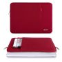 MOSISO Laptop Sleeve Bag 13-13.3 Inch for MacBook Pro, MacBook Air Water Repellent Polyester Notebook Protective Case Cover with Pocket,Red - Image 2