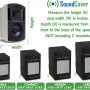 2 Black Heavy Weight Waterproof UV Protection Speaker Covers for C-Bracket Mounted Outdoor Speakers - NOT for Powered Speakers! - Image 6