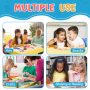 Kids Table and 4 Chairs Toddler Child Party Toys Fun Activity Furniture Play Set - Image 2