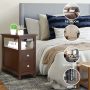 Narrow End Table Side Table with Drawer & Open Shelf Sofa Table for Living Room - Image 5