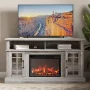Kehaulani 65" Media Console TV Stands with Electric Fireplace - Ashland Pine - Image 6