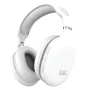 SoundPlay Foldable Wireless Headphones, Bluetooth Over-Ear Headset with Built-in Mic, White - Image 1