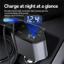 4 in 1 Retractable Car Charger, 100W Fast Car Phone Charger with iPhone and Type C Cable and 2 Charging Ports Car Charger Adapter - Image 5