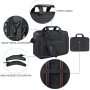 KROSER Shoulder Messenger Up to 17.3 Inch Laptop Bag Briefcase, Black - Image 5