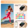 LZUEFK 1.85-inch 600mAh large battery women's smart watch, suitable fits for Android and Iphone devices, with fitness tracker, answering/calling/more than 100 sports modes, pedometer fitness watch - Image 4