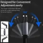 4 in 1 Retractable Car Charger, 100W Fast Car Phone Charger with iPhone and Type C Cable and 2 Charging Ports Car Charger Adapter - Image 4