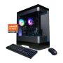 CyberPowerPC - Gaming Desktop - AMD Ryzen 5 8400F 2024 - NVIDIA GeForce RTX 3050 6GB - 16GB DDR5 Memory - 1TB SSD Storage - Black - Image 1