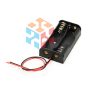 2X AA DIY Battery Holder Case Box Base 3V Volt PCB Mount With Bare Wire Ends - Image 3