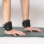 HOSNNER Adjustable Women Wrist Weights - Silicone Bracelet Button Wrist Bangles for Men Workout Resistance Weights for Exercises, Walking, Dance, Jogging, Yoga, 2 lbs, Black - Image 2