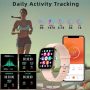 Smart Watch, FirYawee Smartwatch for Android Phones and iOS Phones,Fitness Tracker Waterproof IP68 with Heart Rate Monitor and Sleep Monitor,Step and Distance Counter,Smart Watch for Men Women - Image 1