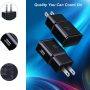 Adaptive Fast Charging USB Wall Charger, Qihop 4-Pack Fast Charging Block Travel USB Charger Adapter Compatible Samsung Galaxy S21 S20 S10 S9 S8 S7 Edge Plus, Note 8 9 10+, A13 A32 A52 A53 iPhone - Image 2