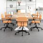PU Leather Office Chair with Rocking Backrest and Ergonomic Armrest - Image 5