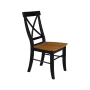 International Concepts X-Back Chair with Solid Wood Seat, Multiple Finishes - Image 6