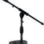 Gator Frameworks Short Weighted Base Microphone Stand with Soft Grip Twist Clutch, Boom arm, and both 3/8" and 5/8" Mounts; Base Dimensions - 4.5" X 8" (GFW-MIC-0821) - Image 2