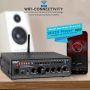Pyle WiFi Stereo Amplifier Receiver Professional Home Theater Audio System Wireless Bluetooth Connectivity AUX MP3 Music Streaming 1/4'' Input & Mic Paging/Mixing Control 240 Watt - PTAUWIFI46.5 - Image 2