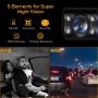 Blueskysea B2W 1080P Dual Dash Cam Front and Inside Dashcam HD Double Rotatable Lens Driving Recorder Camera with GPS IR Night Vision 2'' Screen 32GB SD Card for Uber Rideshare Lyft Car Driver - Image 2