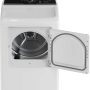 Frigidaire - 7.0 Cu. Ft. Electric Dryer with Sensor Dry Technology - White - Image 2