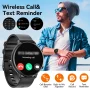 Mingdaln men's Smart Watch 1.39-inch, with Answer Make Call/IP68 waterproof/10 days standby, with Fitness Tracker,fits for Android iPhone Devices, perfect gift( Black) - Image 4