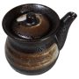Pack Of 2 Japanese Black Tenmoku Glazed Porcelain Soy Sauce Oil Dispenser Flasks - Image 3