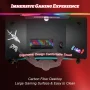 HLDIRECT 47 inch Gaming Desk, Ergonomic Gamer Table, Computer Table, Pc Workstation - Image 3
