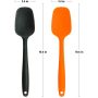 Silicone Spatulas BPA-Free Premium with Stainless Steel Core Heat-Resistant, Non-Stick Dishwasher Safe, Multi-Color - Image 2