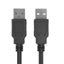 Cmple - USB to USB Cable 6ft USB A to A Male to Male USB 2.0 Cable Data Transfer USB Cord for Laptop, PC, USB Hub, Hard Drive, Laptop Cooler - Black - Image 4