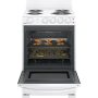 Hotpoint - 24 in. Wide 4 Element 2.9 Cu. Ft. Freestanding Electric Range with Front Controls and Lift-Up Cooktop - White - Image 3
