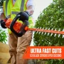 56V 22 in. Double-Sided Reciprocating Cordless Battery Powered Hedge Trimmer with 2.5Ah Battery and Charger - Image 6