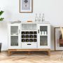 Wood Wine Storage Cabinet Sideboard Console Buffet Server - Image 6