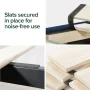 Zinus Lottie Tufted Upholstered Platform Bed, Blueslate, Queen - Image 4