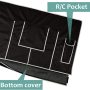 Outdoor TV Cover 36-39 Inch | Waterproof and Weatherproof TV Covers | Outdoor TV Enclosure | Smart Shield TV Screen Protector for Outside TV | Cover for Moving | TV Display Protectors – Black - Image 3