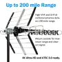Five Star Outdoor TV Antenna Kit with 200 Mile Reception Range, New - Image 4